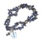Earth's Jewels Semi-Precious Sodalite Natural Blue Bracelet, Butterfly Charm